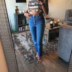 Vintage Chic Denim Jeans